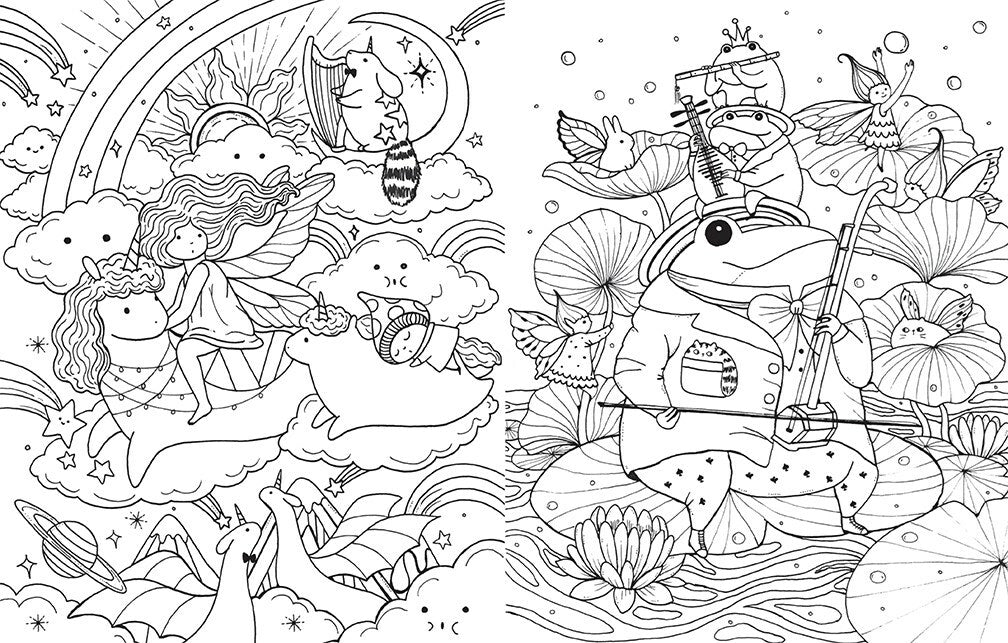 A Million Magical Creatures: Enchanting Characters to Color