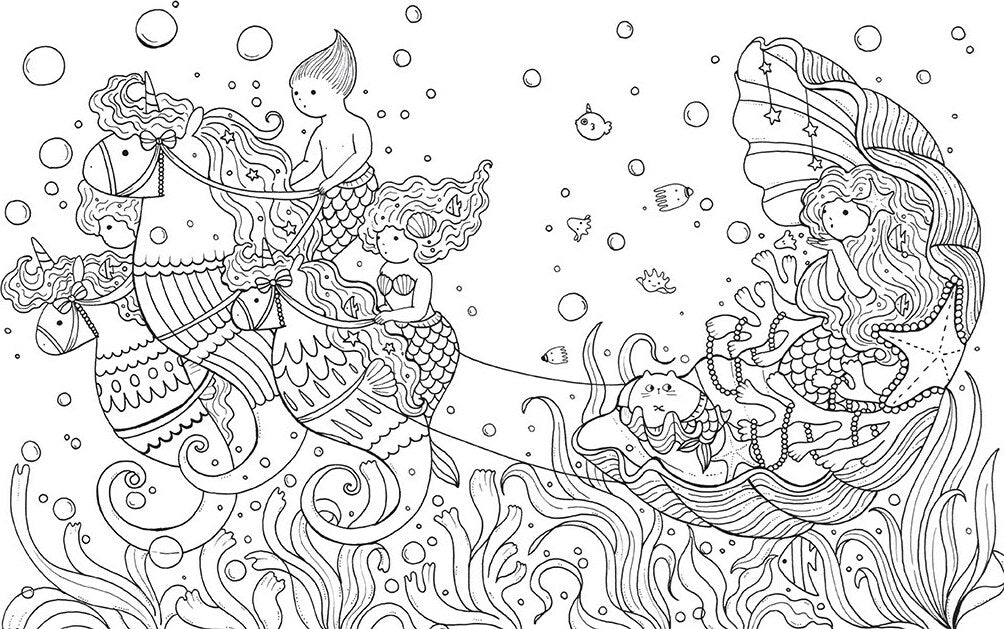 A Million Magical Creatures: Enchanting Characters to Color