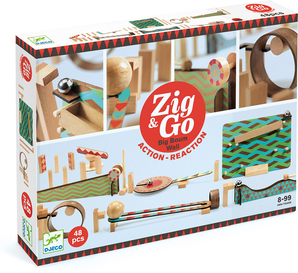 Zig & Go - Ultimate Domino 48 Piece Race Set