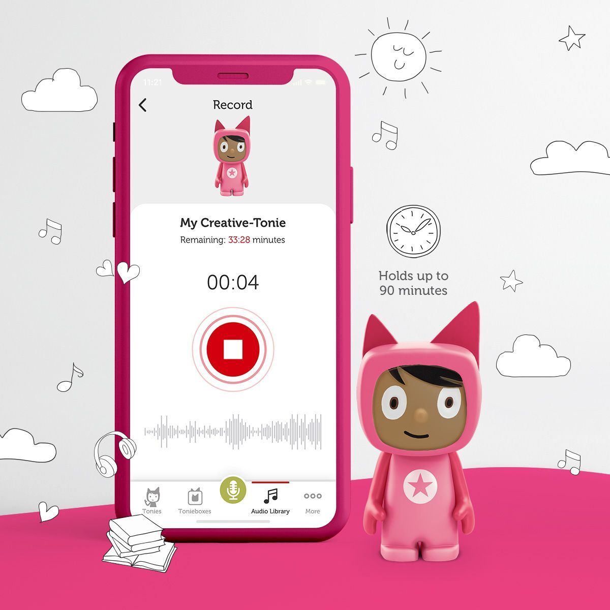 Tonies: Tonie Pink Starter Set