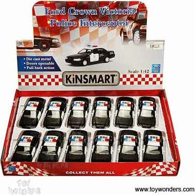 Ford Crown Victoria Police Interceptor (1/42 scale diecast model car, Black)