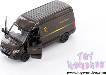 Mercedes-Benz Sprinter UPS Delivery Van (1/48 scale diecast model car, Brown)
