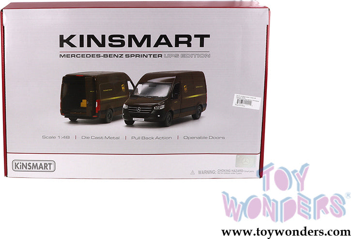 Mercedes-Benz Sprinter UPS Delivery Van (1/48 scale diecast model car, Brown)
