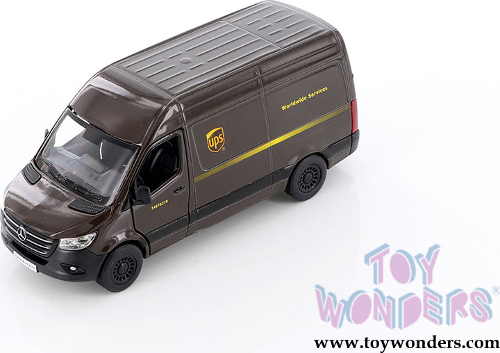 Mercedes-Benz Sprinter UPS Delivery Van (1/48 scale diecast model car, Brown)