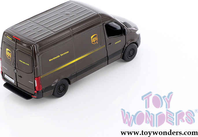 Mercedes-Benz Sprinter UPS Delivery Van (1/48 scale diecast model car, Brown)