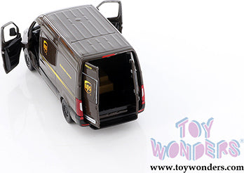 Mercedes-Benz Sprinter UPS Delivery Van (1/48 scale diecast model car, Brown)