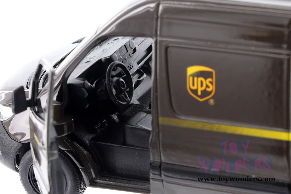 Mercedes-Benz Sprinter UPS Delivery Van (1/48 scale diecast model car, Brown)