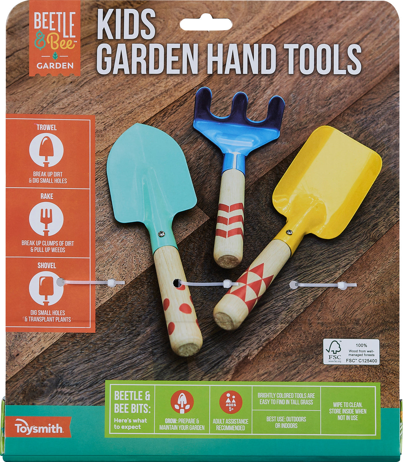 Beetle & Bee Kids Garden Hand Tools