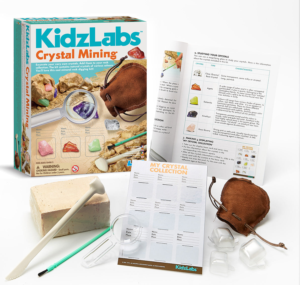 4M Kidz Labs Crystal Mining