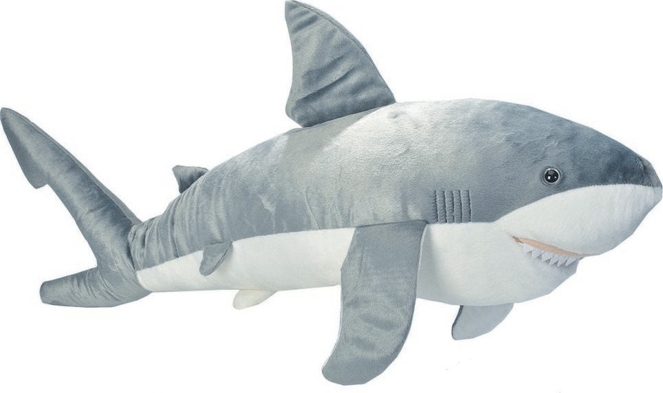 Great White Shark Stuffed Animal - 30"