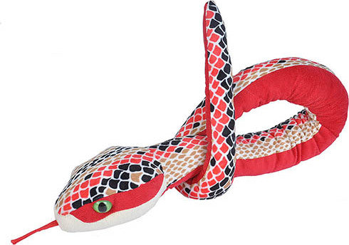 Red Scales Snake Stuffed Animal - 54"