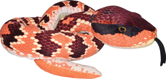 Eastern Cottonmouth Snake Stuffed Animal - 54"