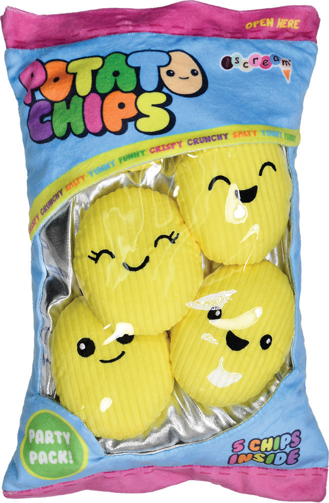 Potato Chips Packaging Fleece Plush