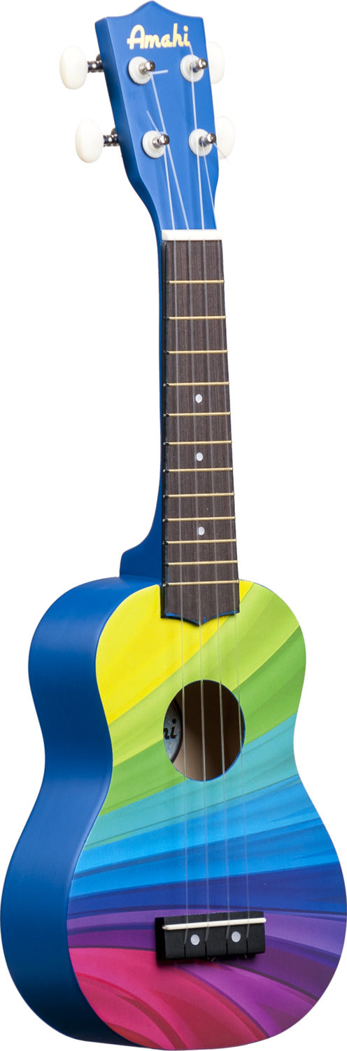 Amahi Ukulele - Rainbow Wave, Soprano