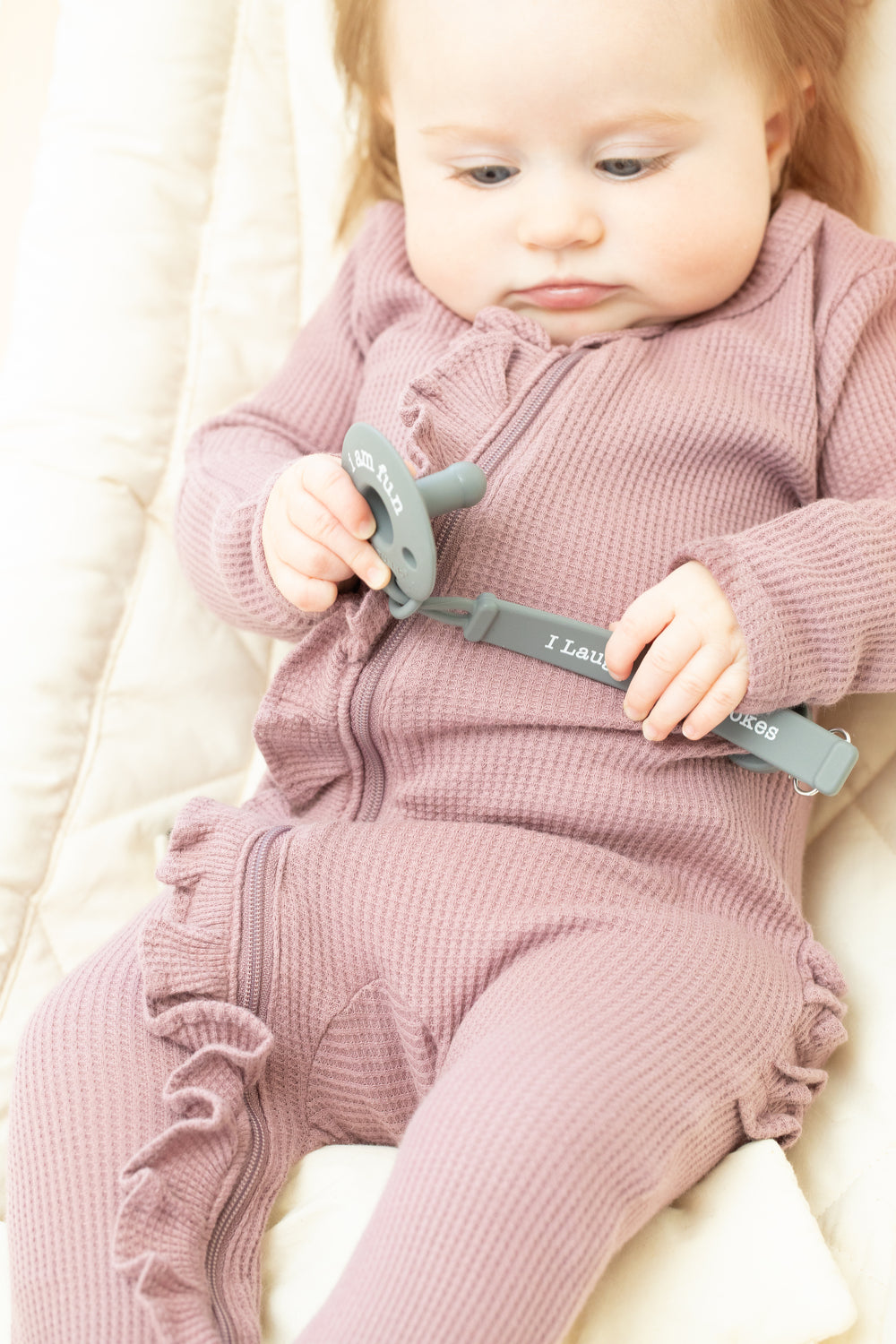 Dad Jokes Pacifier Clip