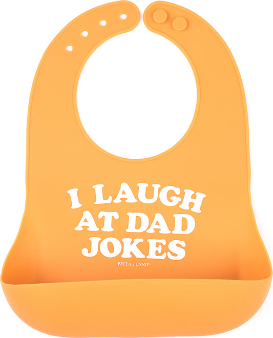 I Laugh at Dad Jokes Wonder Bib