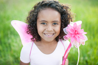 Fancy Flutter Skirt Sets with Wings & Wands