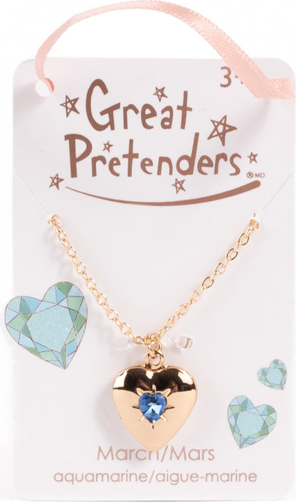 Birthstone Month Heart Locket (Assorted)