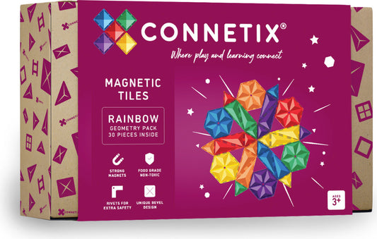 Connetix Rainbow Geometry Pack (30 pc)