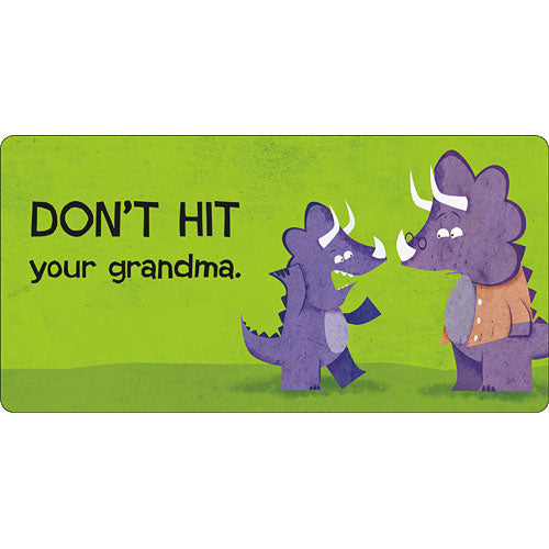 Little Dinos Don't Hit