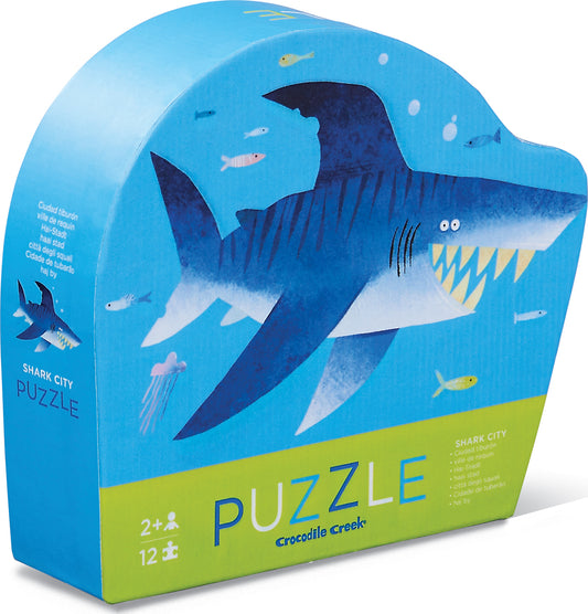 12-pc Mini Puzzle - Shark City