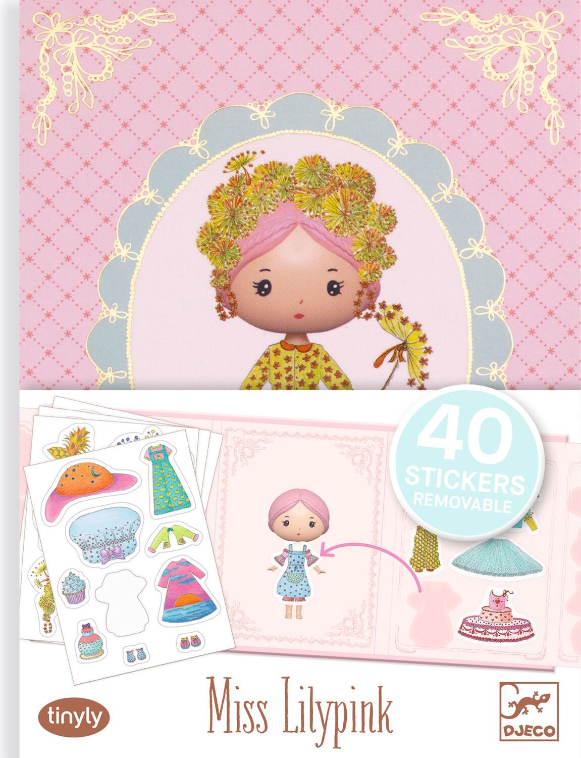 Tinyly Miss Lilypink Stickers