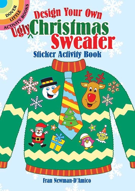 Design Your Own "Ugly" Christmas Sweater Sticker Activity Book