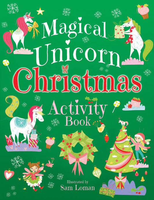 Magical Unicorn Christmas Activity Book