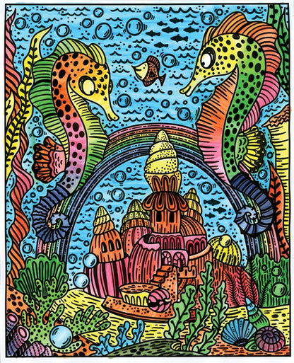 Magic Painting Book, Rainbows