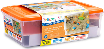 Sensory Bin Construction Zone Age 3+