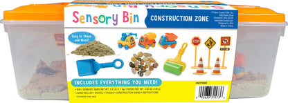 Sensory Bin Construction Zone Age 3+
