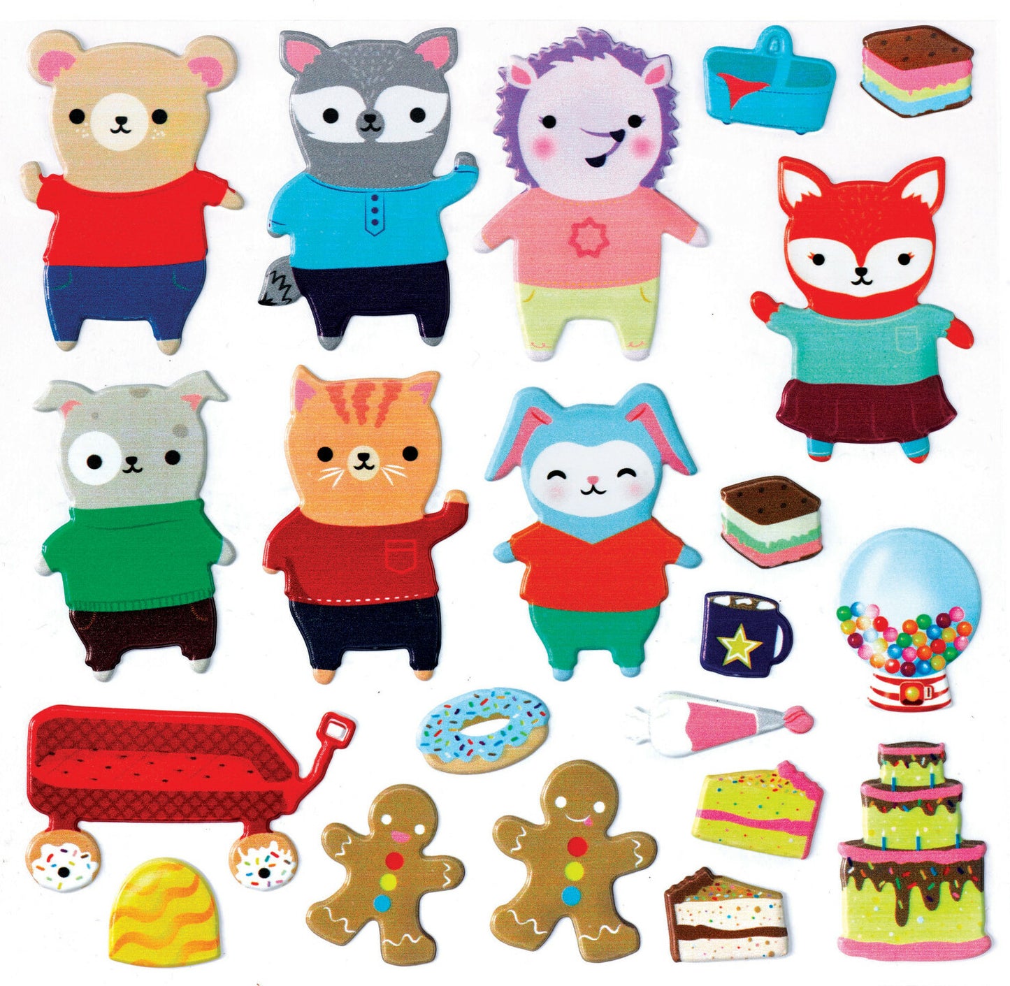 Sensory Stickers Sweets
