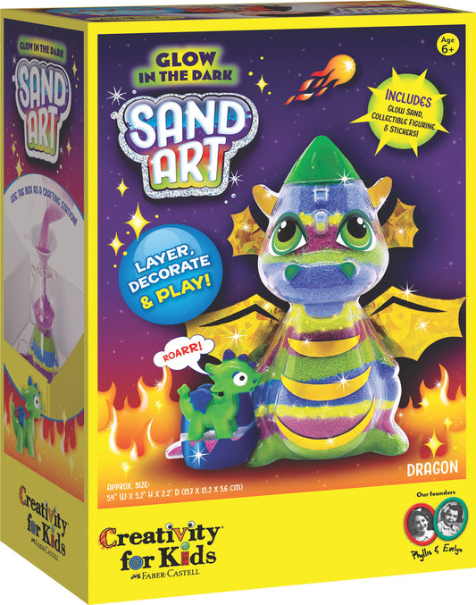 Glow In The Dark Sand Art Dragon