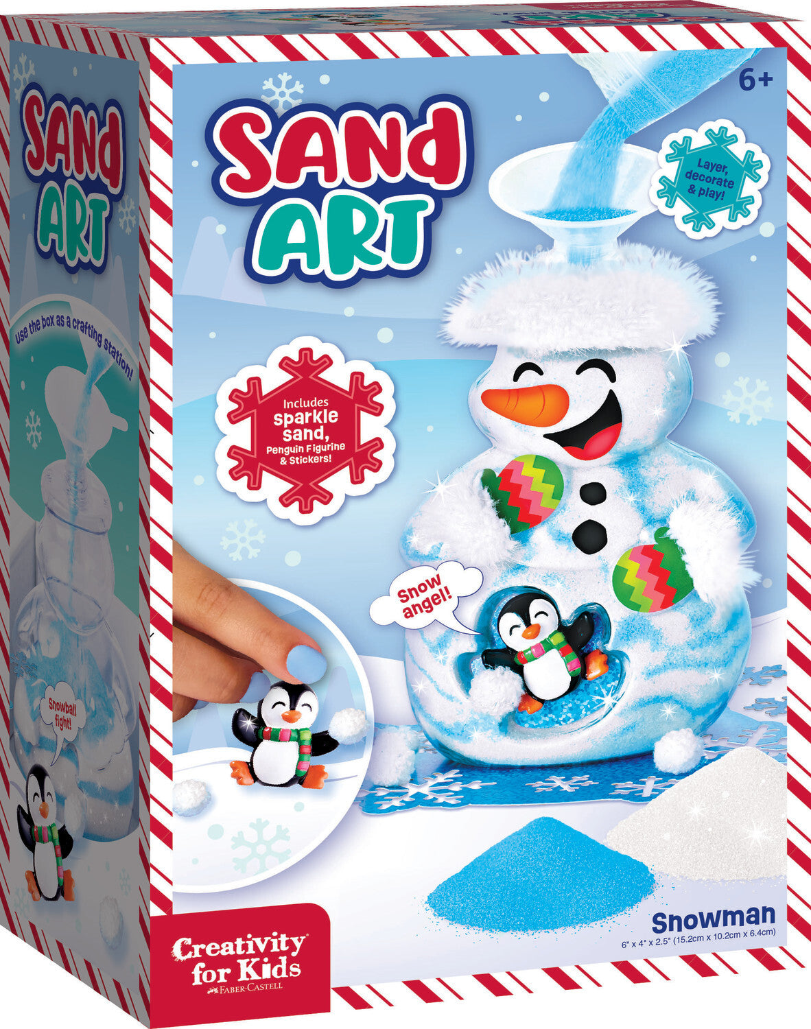Sand Art Snowman
