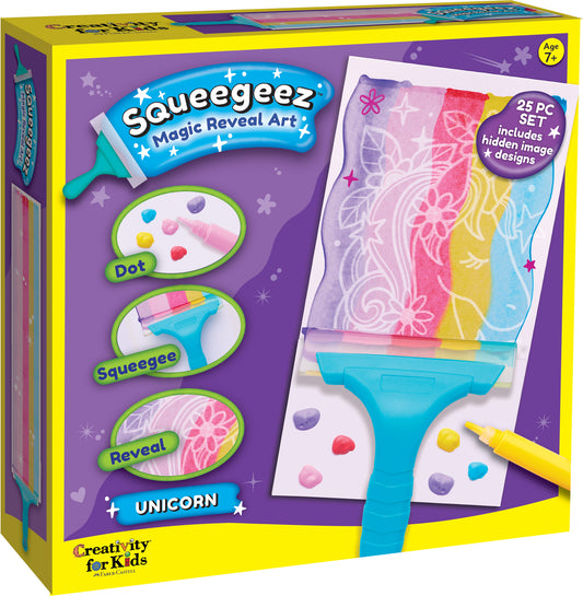 Squeegeez Magic Reveal Art Unicorn