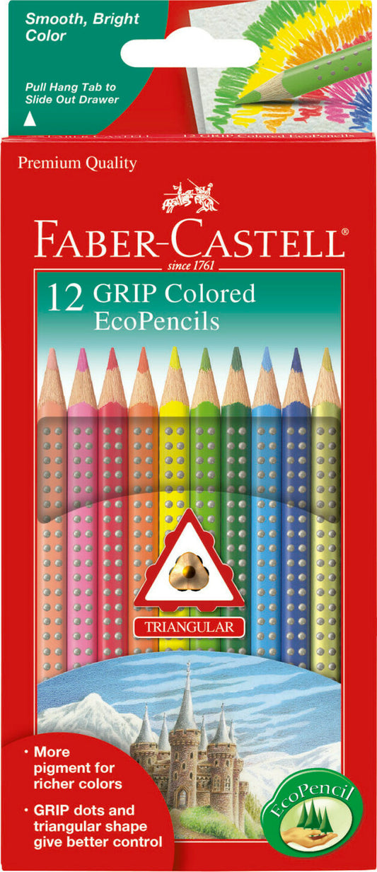 12 Grip Colored EcoPencils