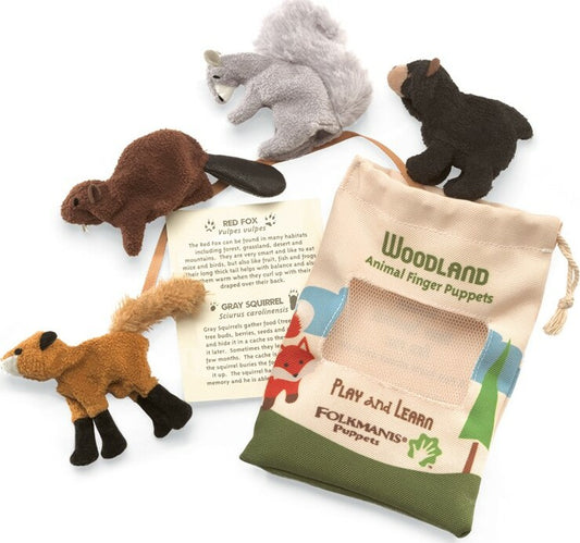 Woodland Animal Set Finger Puppet