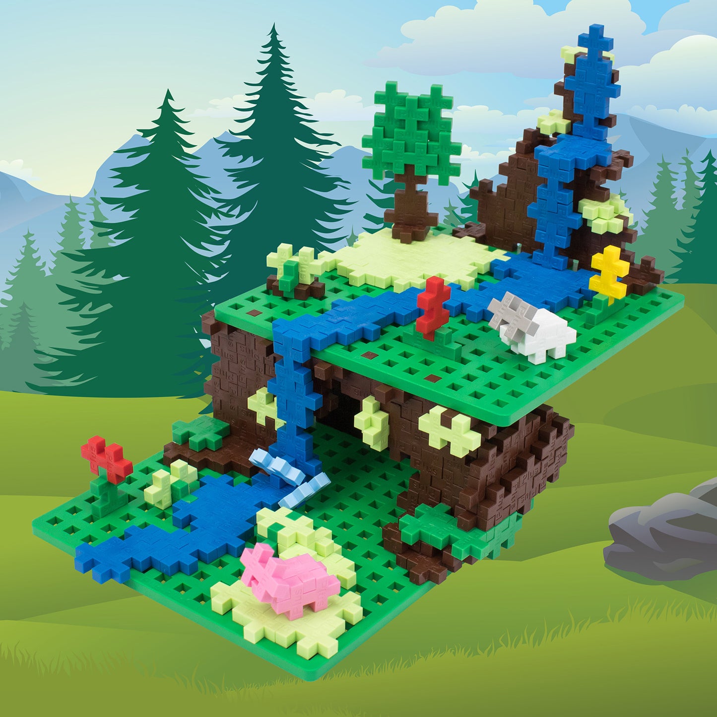Plus-Plus Baseplate Duo