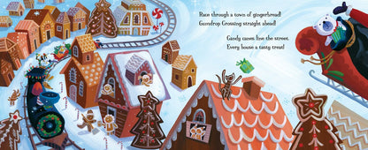 Santa and the Goodnight Train: A Christmas Holiday Book for Kids