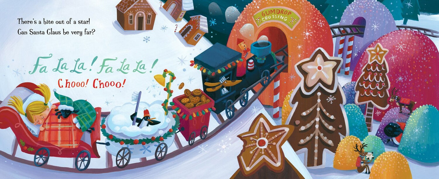 Santa and the Goodnight Train: A Christmas Holiday Book for Kids