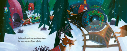 Santa and the Goodnight Train: A Christmas Holiday Book for Kids