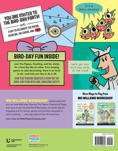 It's The Pigeon Party Book!