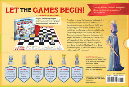 The Kids’ Book of Chess and Starter Kit: Learn to Play and Become a Grandmaster!