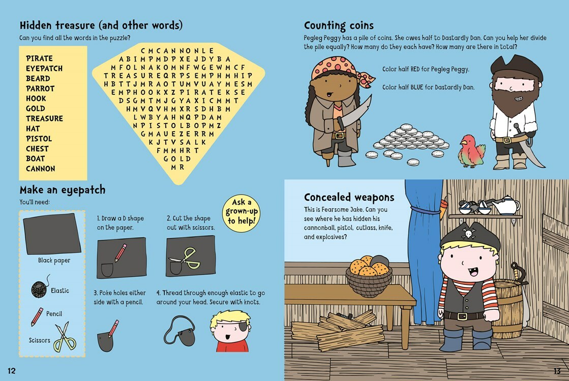 Pirate Adventure Activity Book