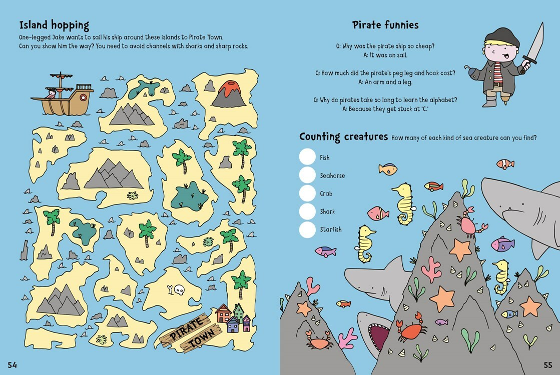 Pirate Adventure Activity Book