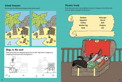 Pirate Adventure Activity Book