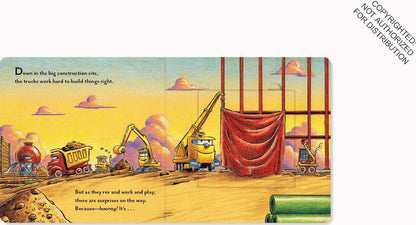 Construction Site You're Just Right: A Valentine Lift-the-Flap Book