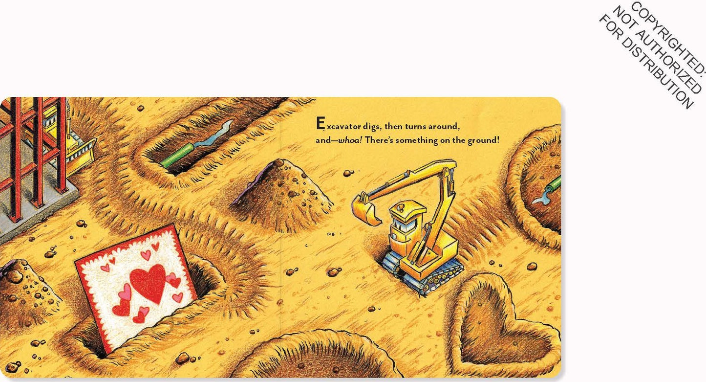 Construction Site You're Just Right: A Valentine Lift-the-Flap Book