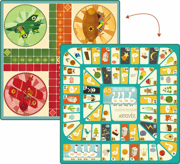 Mideer Classic Board Games: Parcheesi and More