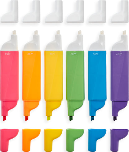 Do-Overs Erasable Highlighters - Set of 6